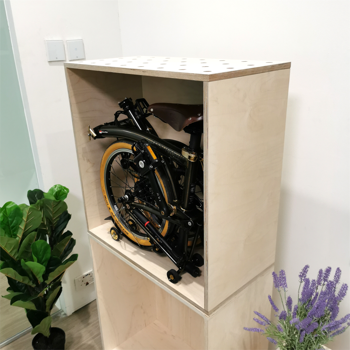 Modular Folding Bike Storage